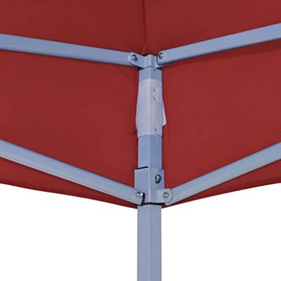 VidaXL Partytentdak 270 g/m² 4x3 m bordeauxrood - thumbnail