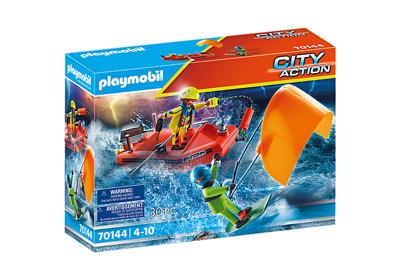 Playmobil® City Action 70144 redding op zee kitesurfers redding met boot