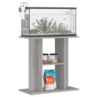 VidaXL Aquariumstandaard 60x30x60 cm bewerkt hout grijs sonoma - thumbnail