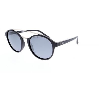 H.I.S zonnebril 98108 rond cat.3 gepolariseerd dames zwart