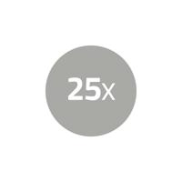 XLR-Connector | XLR 3-pins male | 25 stuks | Metaal - thumbnail
