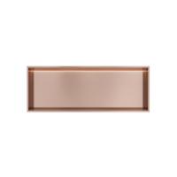Hotbath &MORE Inbouwnis 30x80x10cm met LED IP44 Geborsteld Koper PVD - thumbnail