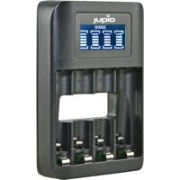 Jupio USB 4-slots Battery Fast Charger LCD - thumbnail