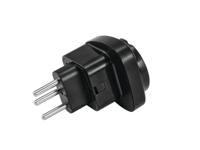 OMNITRONIC Adapter EU/CH Plug 10A bk - thumbnail