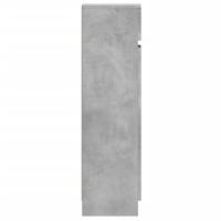 Schoenenkast 100,5x28x100 cm bewerkt hout betongrijs - thumbnail