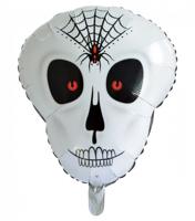 Folieballon Schedel Halloween (50x62cm) - thumbnail