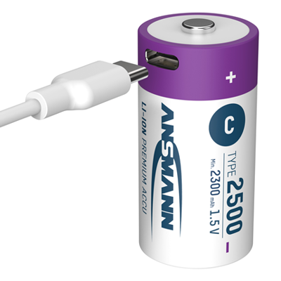 Ansmann Baby C 2500 Typ USB-C 2-Pack(2300mAh)