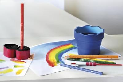 Faber Castell FC-110912 Kleurpotlood Jumbo GRIP Etui à 12 Stuks