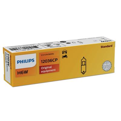 Philips kogellamp halogen standard lamp 12v h6w bax9s Philips kogellamp halogen standard lamp 12v h6w bax9s