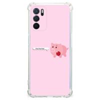 OPPO A16 | A16s | A54s Stevig | Bumper Hoesje | Pig Mud - thumbnail