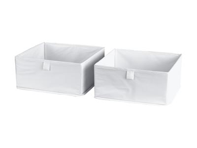 W5 Opbergmanden (Opbergboxen set van 2 - wit) W5 Opbergmanden (Opbergboxen set van 2 - wit)
