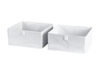 W5 Opbergmanden (Opbergboxen set van 2 - wit) - thumbnail