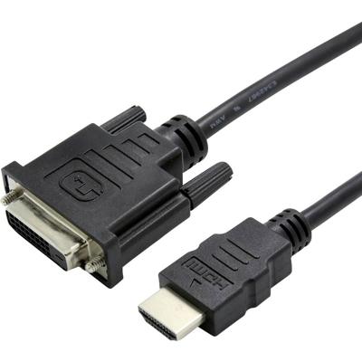 VALUE HDMI-DVI-adapter, HDMI M / DVI-D F
