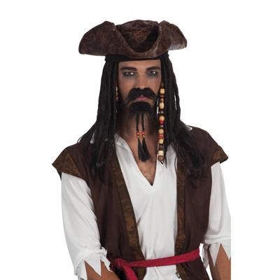 Piratenbaard met snor