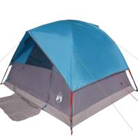 VidaXL Koepeltent 6-persoons waterdicht blauw - thumbnail