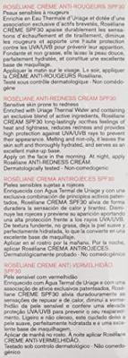 Uriage Roséliane Dagcrème Anti-Roodheid SPF30 40ml