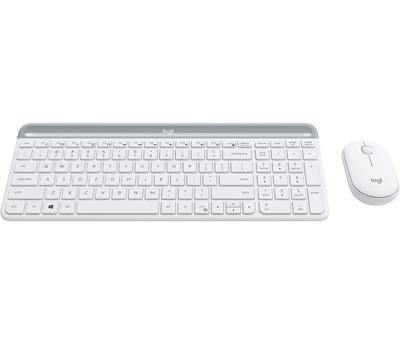 Toetsenbord en muis Logitech MK470 Wit Frans AZERTY - thumbnail