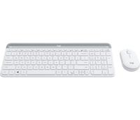 LOGITECH - MK470 Draadloos toetsenbord + muis set - AZERTY - Wit - thumbnail