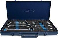 Promat/Tecwerk Steekringratelsleutelset | 16-delig sleutelwijdtes 8-19 mm | recht - 4000821529 - thumbnail