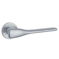 Aprile Massieve Deurkruk Orchide Mat Chroom Op Rond Rozet - thumbnail