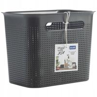 Rotho BRISEN Opbergmand 26.2x18x21.1 cm 7L Antraciet - thumbnail