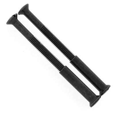 DX 2 Patentboutjes m4x38 mm met hulsjes - zwart