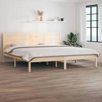 Bedframe zonder matras massief grenenhout 200x200 cm - thumbnail