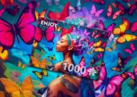 Queen of Butterflies Puzzel 1000 Stukjes - thumbnail