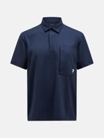 Peak Performance Pocket Golf Polo Heren Salute Blue S - thumbnail