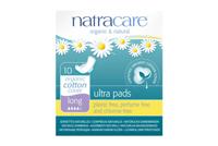 Natracare Ultra Pads Long Maandverband 10st - thumbnail
