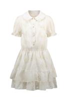 Le Chic Zomer jurk meisjes wit - voile embroidery - Swanka - thumbnail