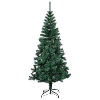 Kunstkerstboom met iriserende uiteinden 150 cm PVC groen - thumbnail