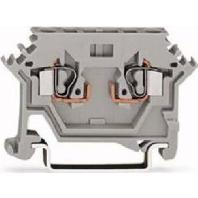 WAGO 280-616 Basisklem 5 mm Spanveer Toewijzing: L Grijs 100 stuk(s)