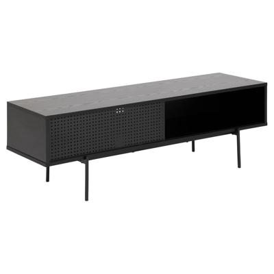 Bendt TV-meubel 'Mick' 140cm, kleur Zwart Bendt TV-meubel 'Mick' 140cm, kleur Zwart