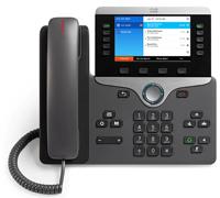 Cisco Systems IP 8841 telefoon, zwart, zilver - thumbnail