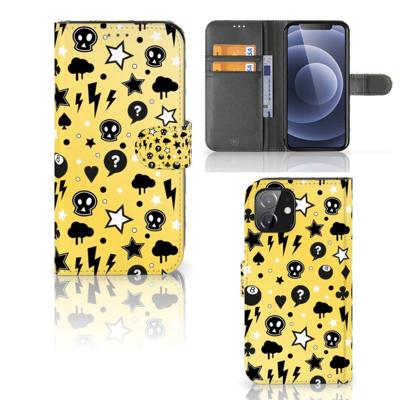 Telefoonhoesje met Naam iPhone 12 | 12 Pro (6.1") Punk Geel Telefoonhoesje met Naam iPhone 12 | 12 Pro (6.1") Punk Geel