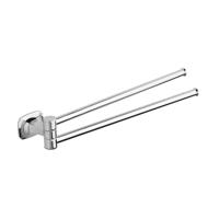 Dubbele Handdoekhouder Sapho Aida Draaibaar 32.8 cm Chroom - thumbnail