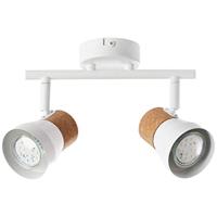 Brilliant Kurken plafondspotMoka 2-lichts - 75713/75 - thumbnail