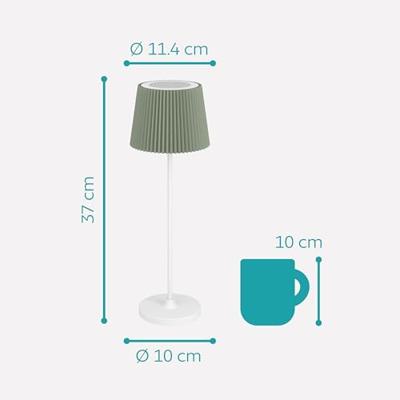 Eglo TafellampLeonero wit met groen - 75933