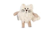 Beeztees kattenspeelgoed kat Feline polyester/catnip 15x10x3cm wit - thumbnail