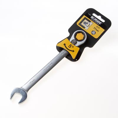 IRONSIDE 117329 Ringsleutel met ratel Sleutelbreedte (metrisch) 17 mm