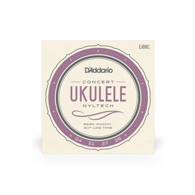 D&apos;Addario EJ88C Nyltech snarenset voor concert ukelele