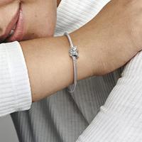 Pandora 590782C01 Armband Moments Butterfly zilver-zirconia 17 cm - thumbnail