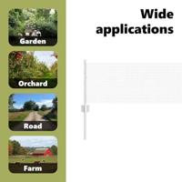 VidaXL Hek met paal zilver 0,4 x 25 m staal - thumbnail