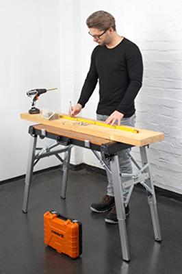 Metafranc WU9079620 Werkbank (b x h x d) 125 x 85 x 52 cm Grijs, Zwart, Oranje