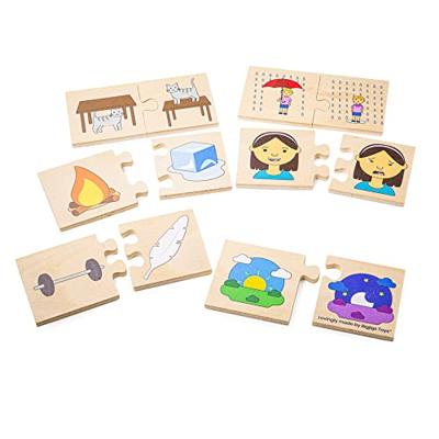Bigjigs houten legpuzzel tegenstellingen, 32st.