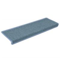 VidaXL Trapmatten 15 st 65x21x4 cm blauw - thumbnail