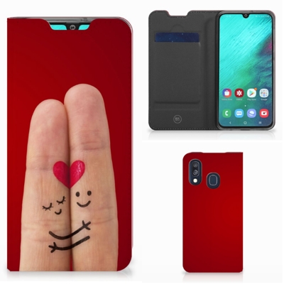 Samsung Galaxy A40 Hippe | Standcase | Liefde - Origineel Romantisch Cadeau Samsung Galaxy A40 Hippe | Standcase | Liefde - Origineel Romantisch Cadeau