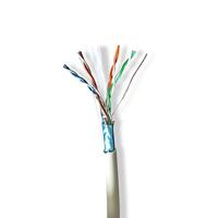 Netwerk Kabel Rol | CAT6 | Stranded | F/UTP | Koper | 305.0 m | Binnenshuis | Rond | LSZH | Grijs - thumbnail