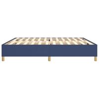 Bedframe zonder matras stof blauw 200x200 cm - thumbnail
